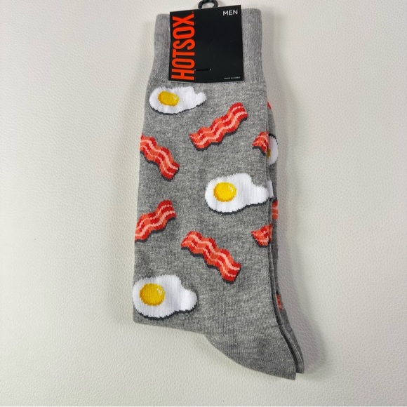 **4 Pairs NWT Men’s Hot Sox Bundle Fun Patterned Socks - Picture 4 of 11